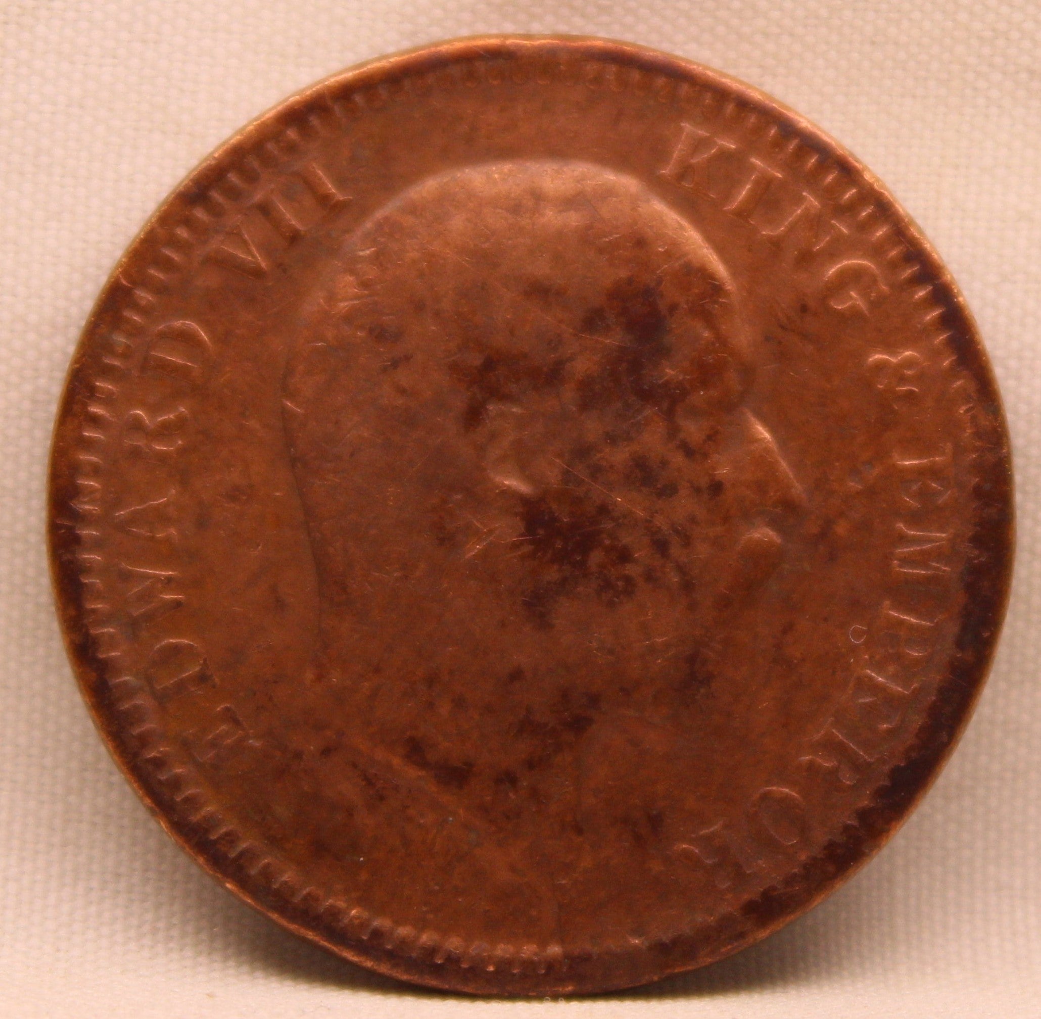 Quarter Anna 1904 Edward VII Bronze Coins
