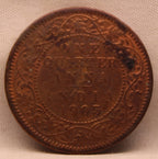 Quarter Anna 1905 Edward VII Bronze Coins
