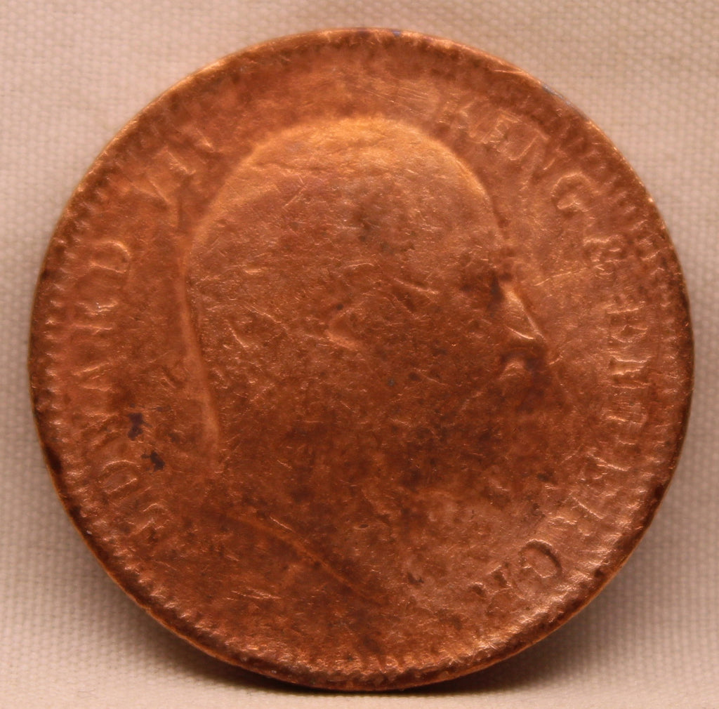 Quarter Anna 1904 Edward VII Copper Coins