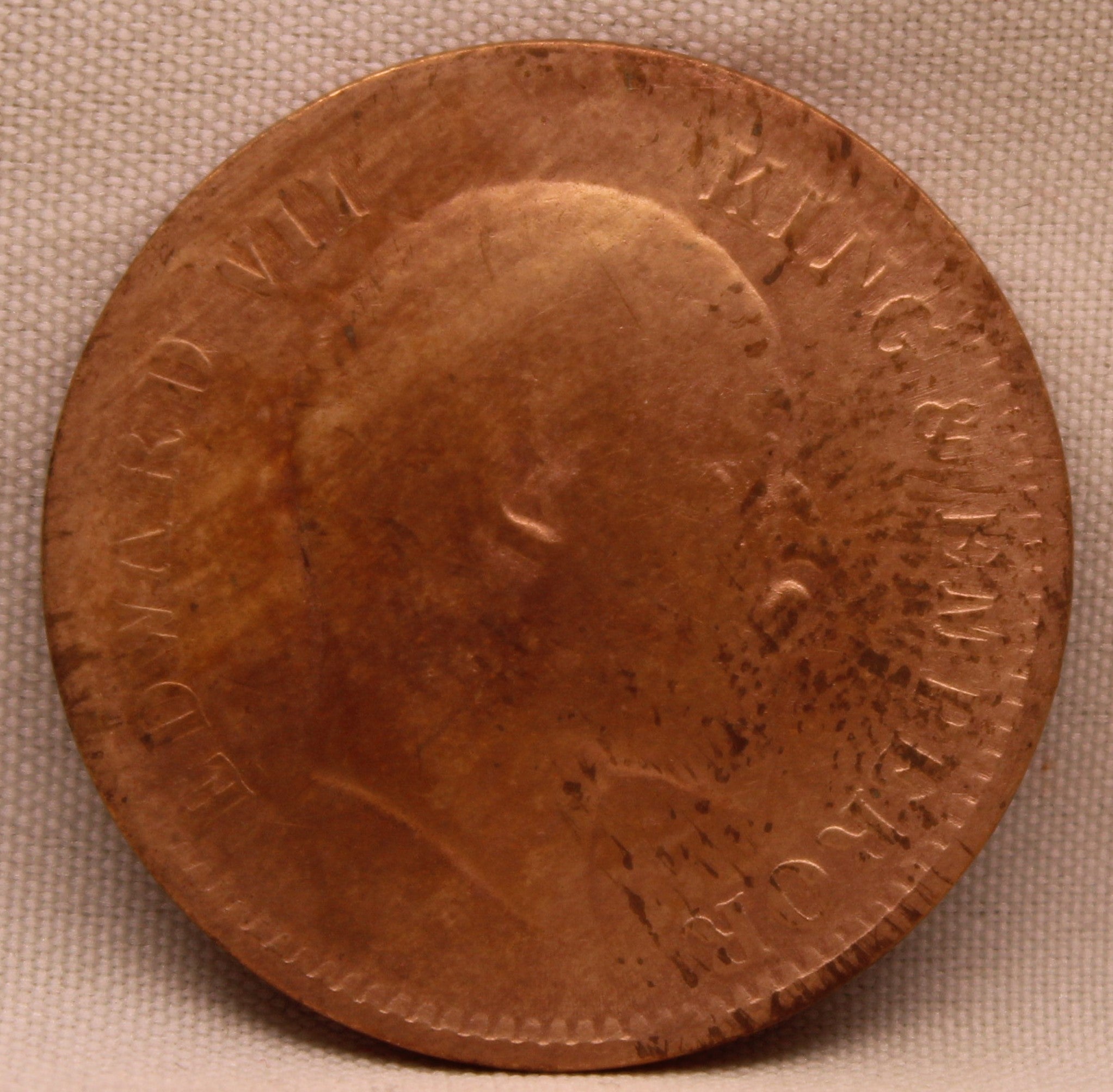 Quarter Anna 1906 Edward VII Bronze Coins