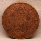 Quarter Anna 1910 Edward VII Bronze Coins
