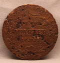 Quarter Anna 1835 East Indian Company Copper coin - Closed Loop