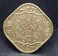 Half Anna 1943 George VI Nickel-Brass coins