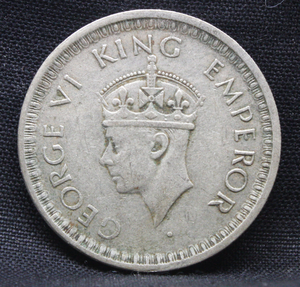 Half Rupee 1943 George VI Silver coins