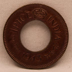 1 Pice 1943 George VI Copper coins