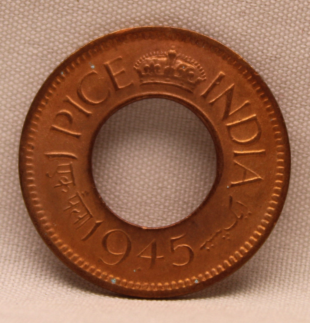 1 Pice 1945 George VI Copper coins