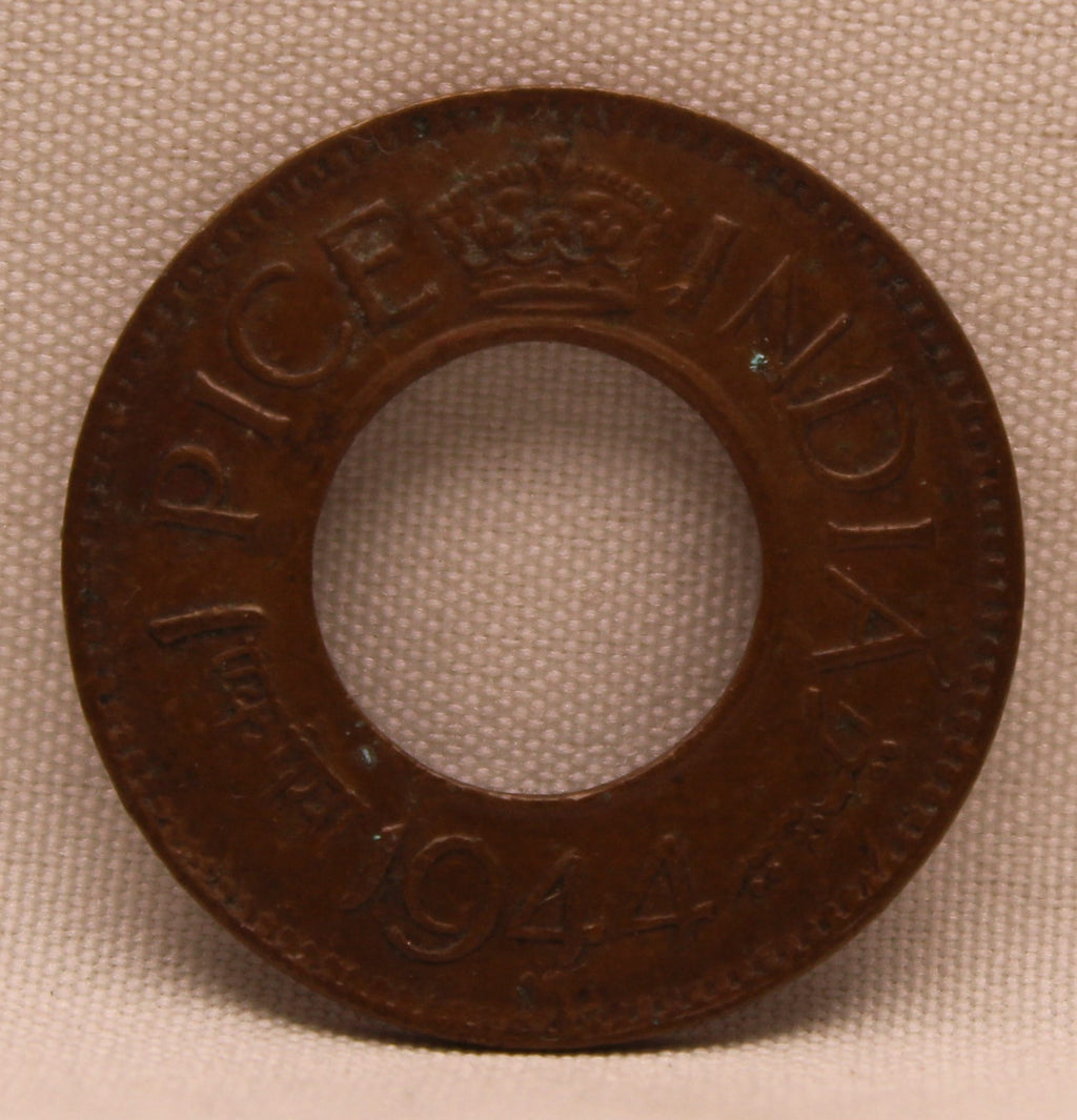 1 Pice 1944 George VI Copper coins
