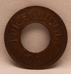 1 Pice 1944 George VI Copper coins
