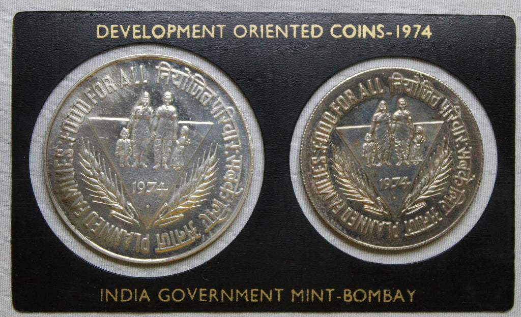Development Oriented Coins Set - 1974 - MUMBAI