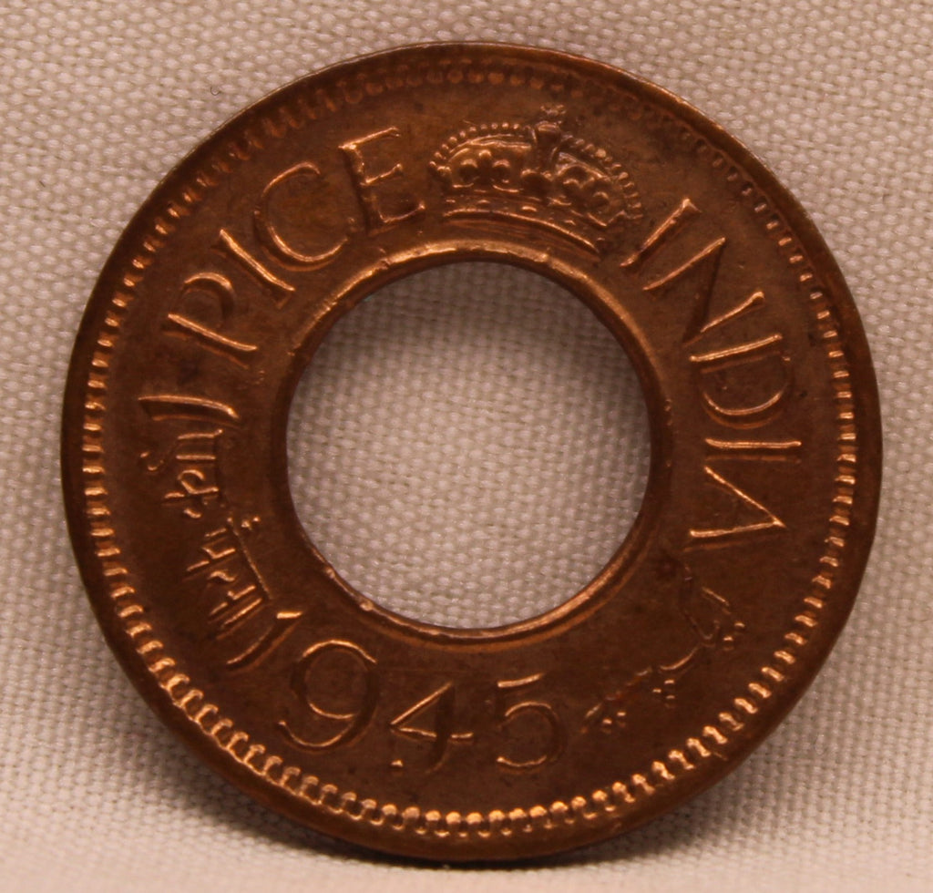 1 Pice 1945 George VI Copper coins