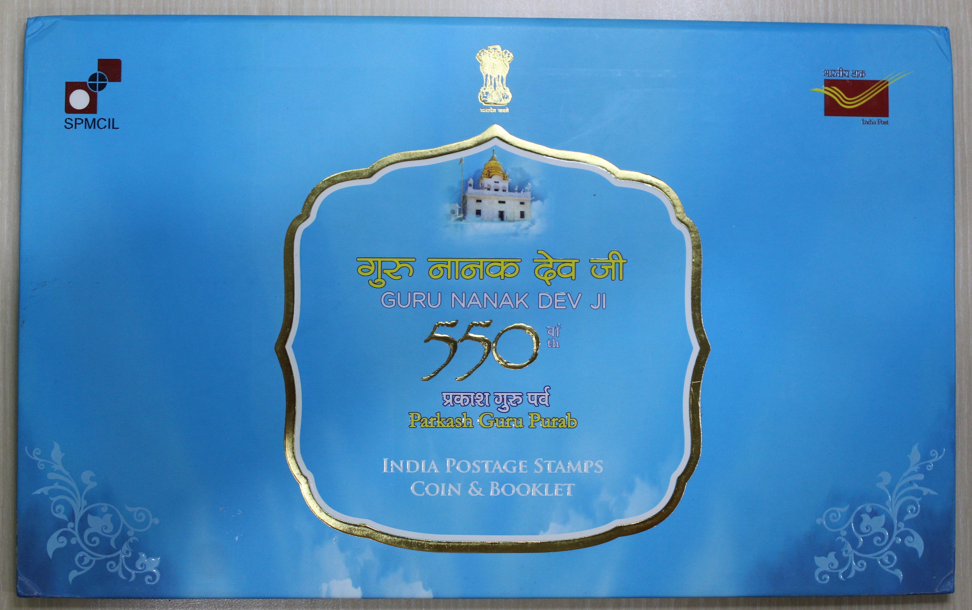 550th Prakash Purab of Sri Guru Nanak Dev Ji India Postage Stamps Coin & BookletE