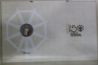 Extremely rare 2019 150 years of mahatma gandhi proof set joint issue with indian post set in orignal packing 150 rs silver coin.