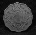 1 Anna Coin of King George V 1912 of Bombay Mint Copper-Nickel