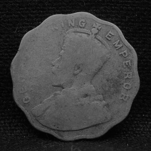 1 Anna Coin of King George V 1913 of Bombay Mint Copper-Nickel