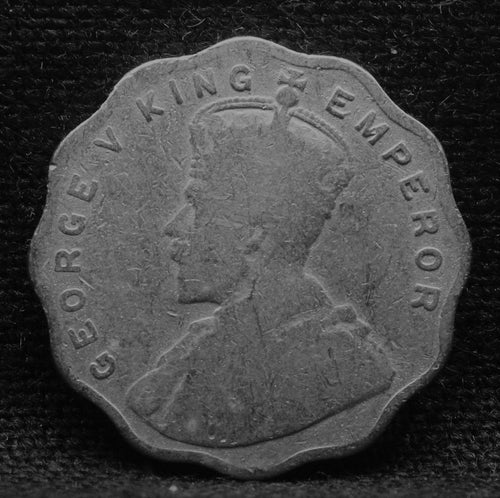 1 Anna Coin of King George V 1918 of Bombay Mint Copper-Nickel