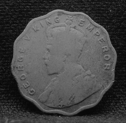 1 Anna Coin of King George V 1923 of Bombay Mint Copper-Nickel