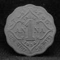 1 Anna Coin of King George V 1934 of Bombay Mint Copper-Nickel