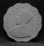 1 Anna Coin of King George V 1934 of Bombay Mint Copper-Nickel