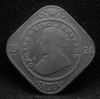 2 Annas 1924 George V Copper-Nickel coin