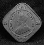 2 Annas 1926 George V Copper-Nickel coin