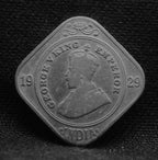 2 Annas 1929 George V Copper-Nickel coin