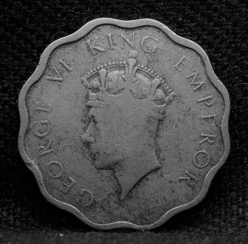 1 Anna Coin of King George VI of Calcutta Mint of 1938 Copper Nickel
