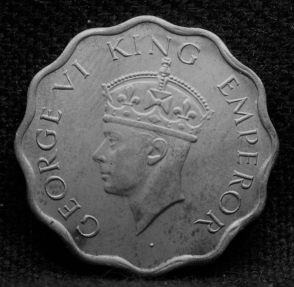 1 Anna Coin of King George VI of Calcutta Mint of 1941 Copper Nickel