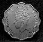 1 Anna Coin of King George VI of Calcutta Mint of 1941 Copper Nickel