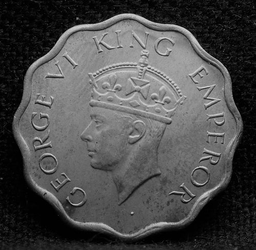 1 Anna Coin of King George VI of Calcutta Mint of 1941 Copper Nickel