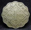 1 Anna Coin of King George VI of Calcutta Mint of 1942 Copper Nickel