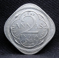 2 Annas 1941 George Vl Copper-Nickel coin
