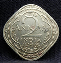 2 Annas 1943 George Vl Copper-Nickel coin