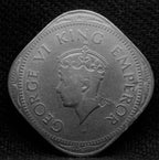 2 Annas 1946 George Vl Copper-Nickel coin