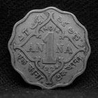 1 Anna 1924 George V Copper-Nickel coins