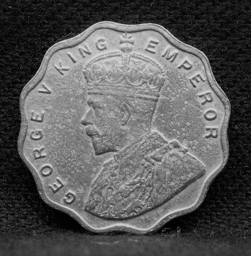 1 Anna 1927 George V Copper-Nickel coins