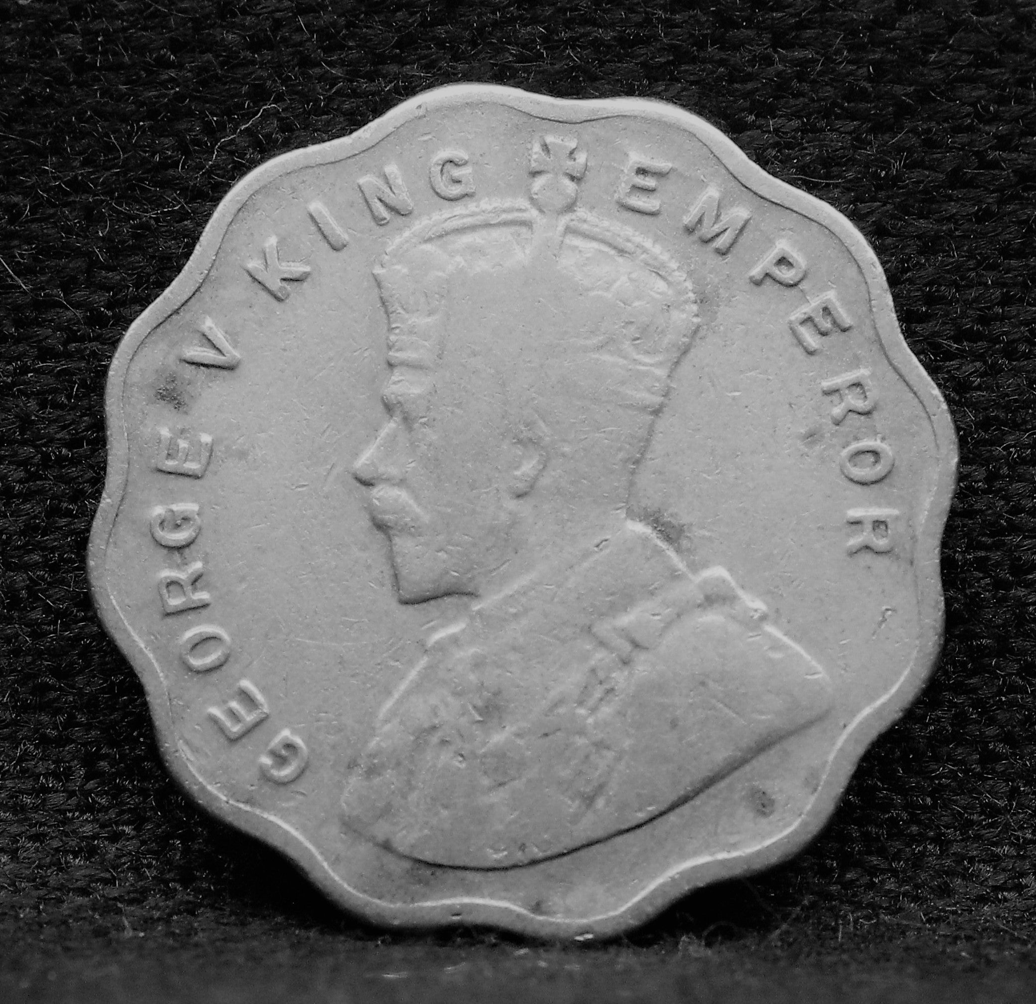 1 Anna 1928 George V Copper-Nickel coins