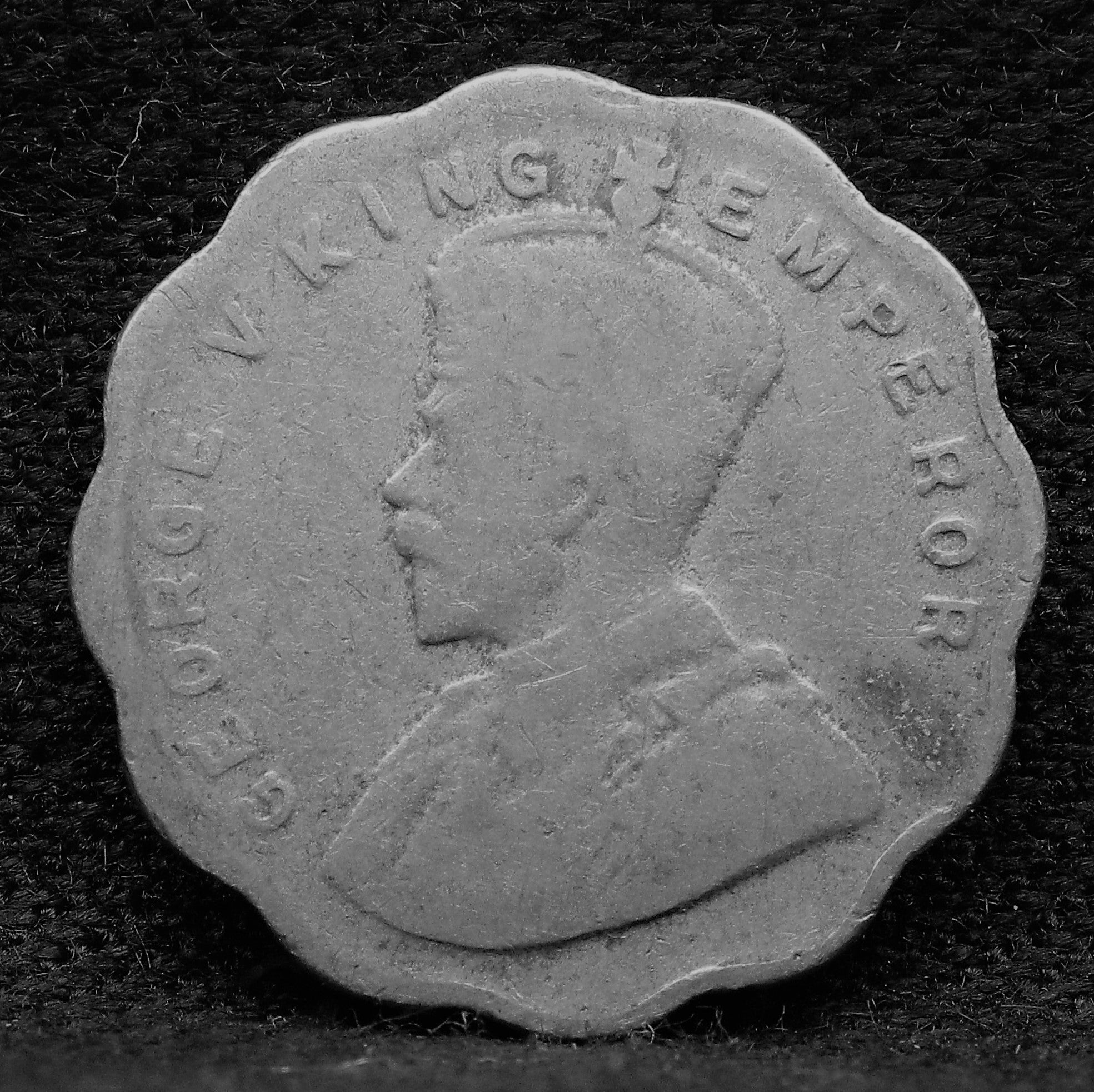 1 Anna 1929 George V Copper-Nickel coins