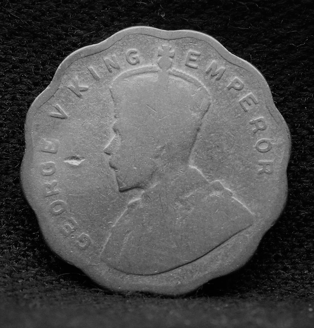 1 Anna 1934 George V Copper-Nickel coins