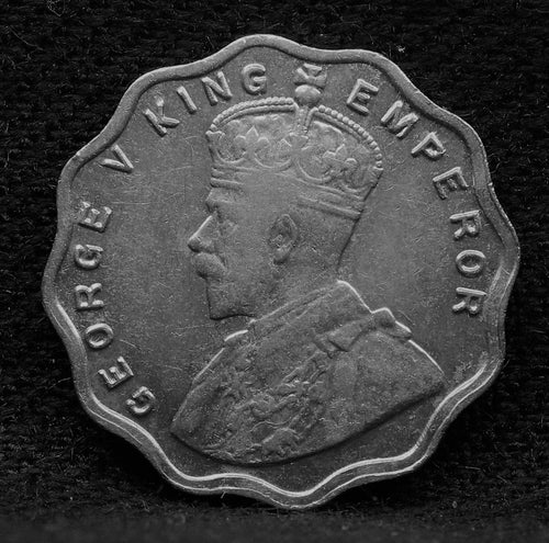 1 Anna 1924 George V Copper-Nickel coins
