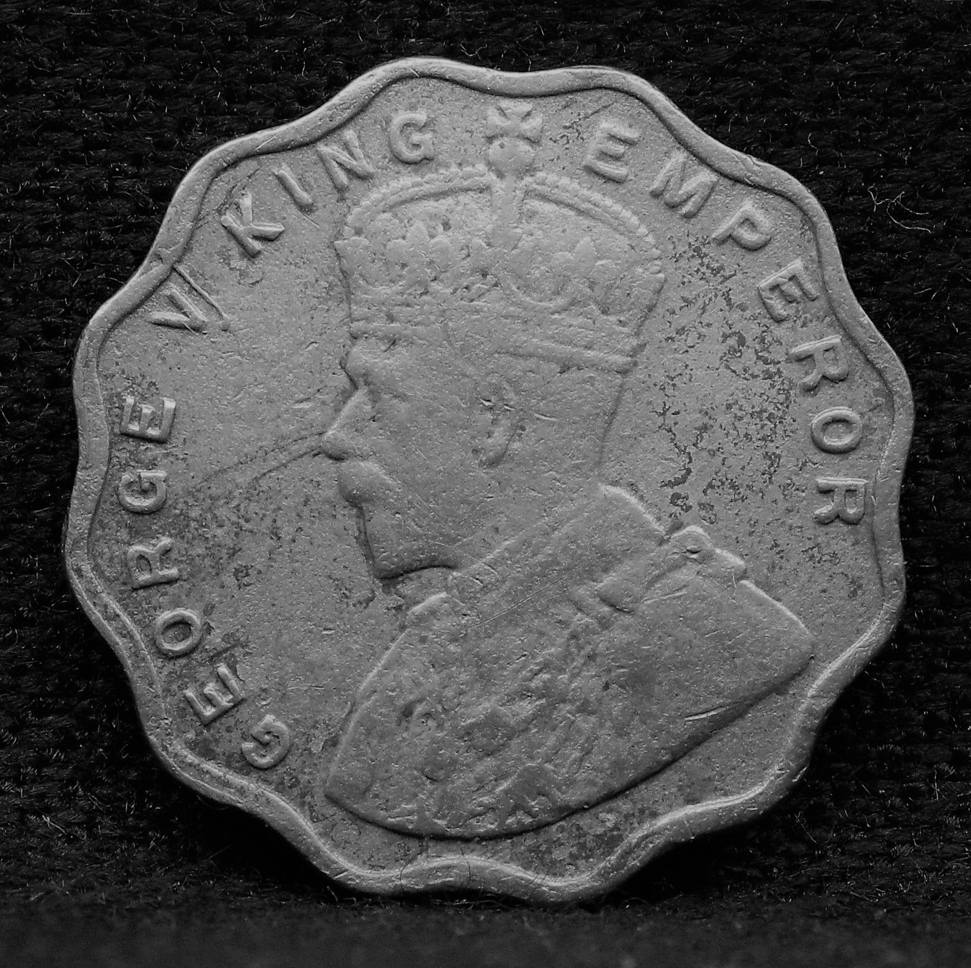 1 Anna 1925 George V Copper-Nickel coins