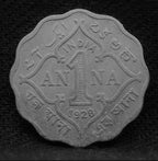 1 Anna 1928 George V Copper-Nickel coins