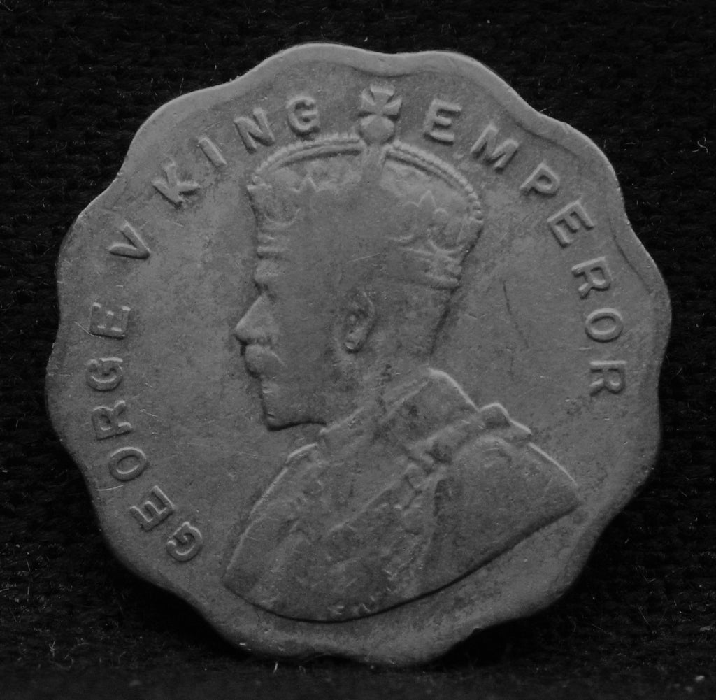 1 Anna 1929 George V Copper-Nickel coins