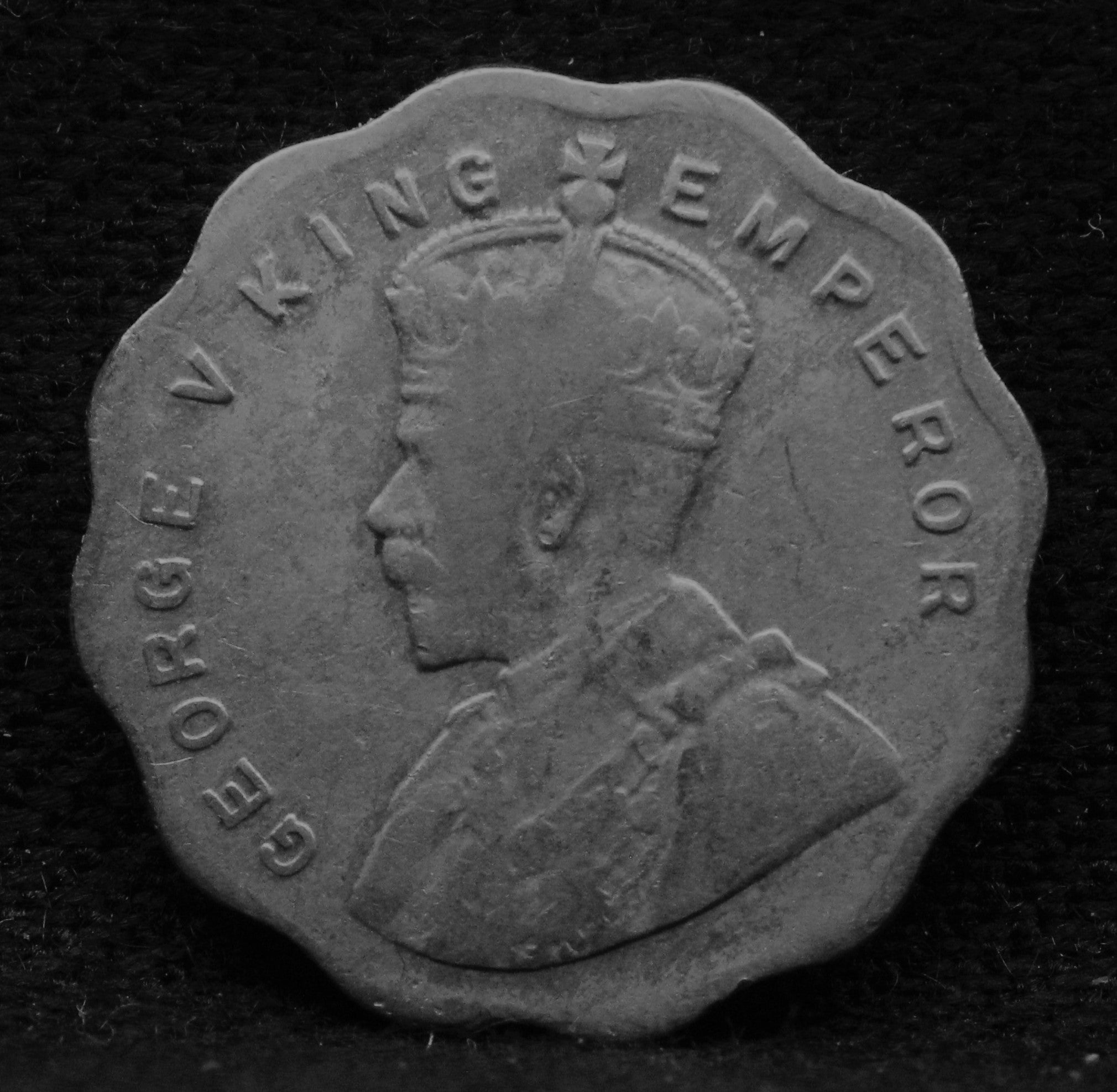 1 Anna 1929 George V Copper-Nickel coins