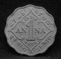 1 Anna 1929 George V Copper-Nickel coins