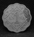 1 Anna 1930 George V Copper-Nickel coins