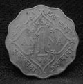 1 Anna 1935 George V Copper-Nickel coins