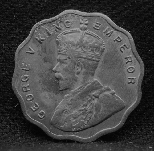 1 Anna 1936 George V Copper-Nickel coins