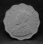 1 Anna 1936 George V Copper-Nickel coins