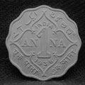 1 Anna 1936 George V Copper-Nickel coins