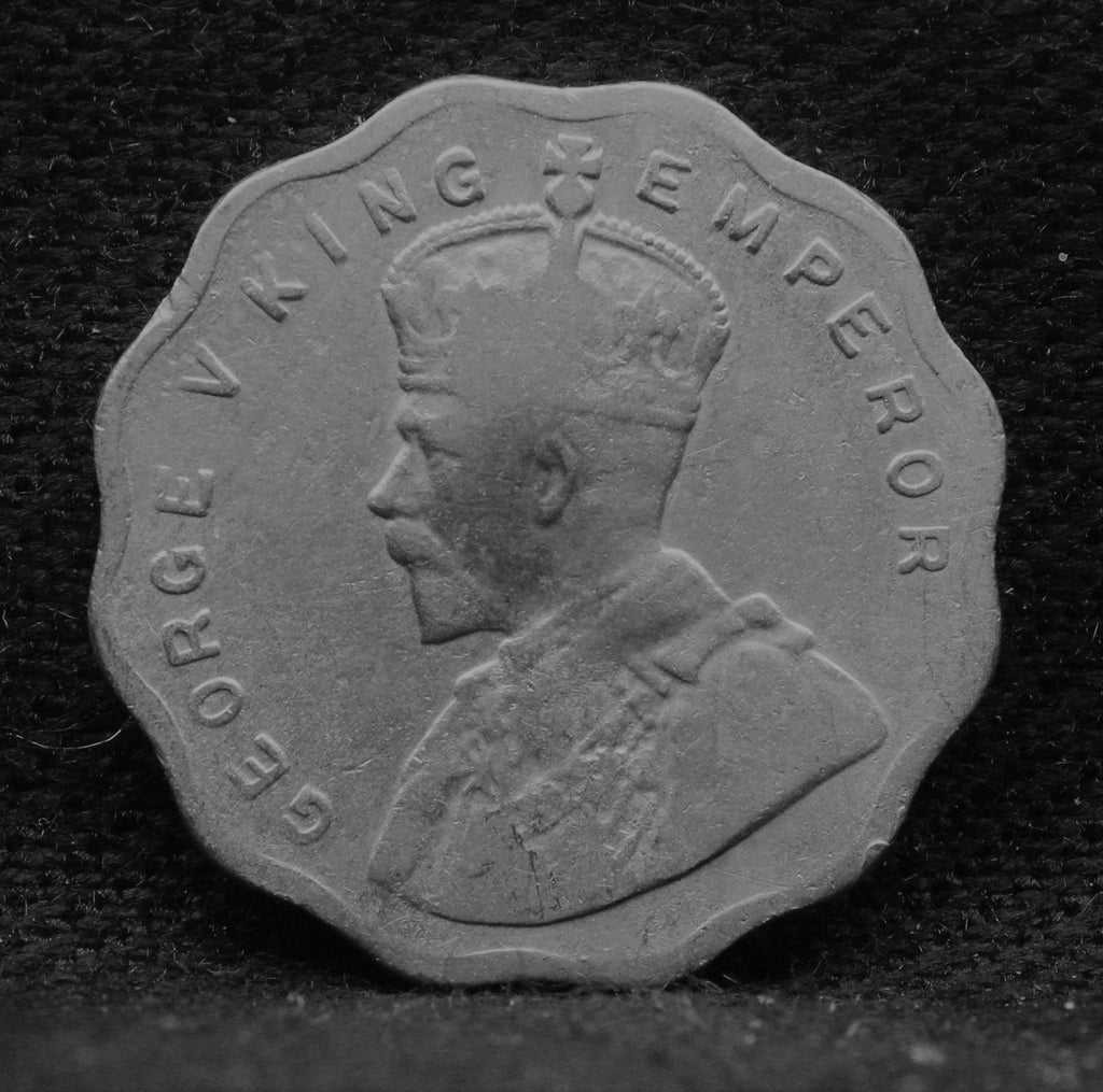1 Anna 1936 George V Copper-Nickel coins
